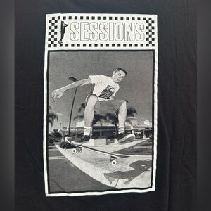 Sessions Skateboards Black Tee